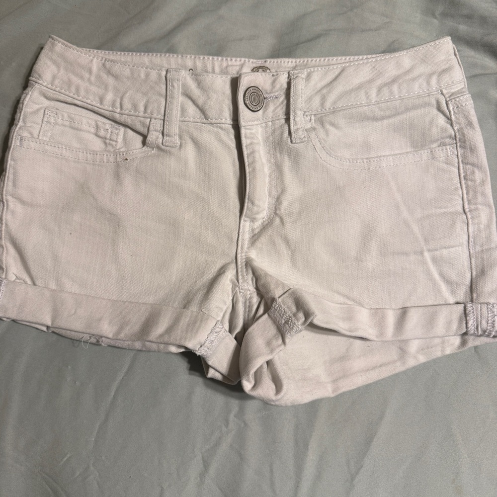 SO Women's White Denim Shorts